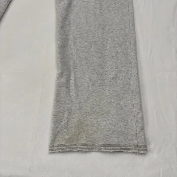 Vintage Victoria's Secret PINK Gray Wide Leg Heart and Peace Sign Sweatpants XS - Picture 7 of 12